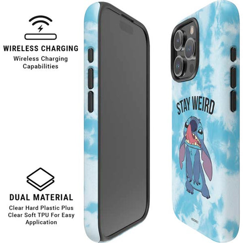 Disney Lilo and Stitch Stay Weird iPhone 16 Pro Max Magsafe Impact Case
